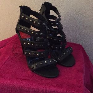 Studded Cage Heels